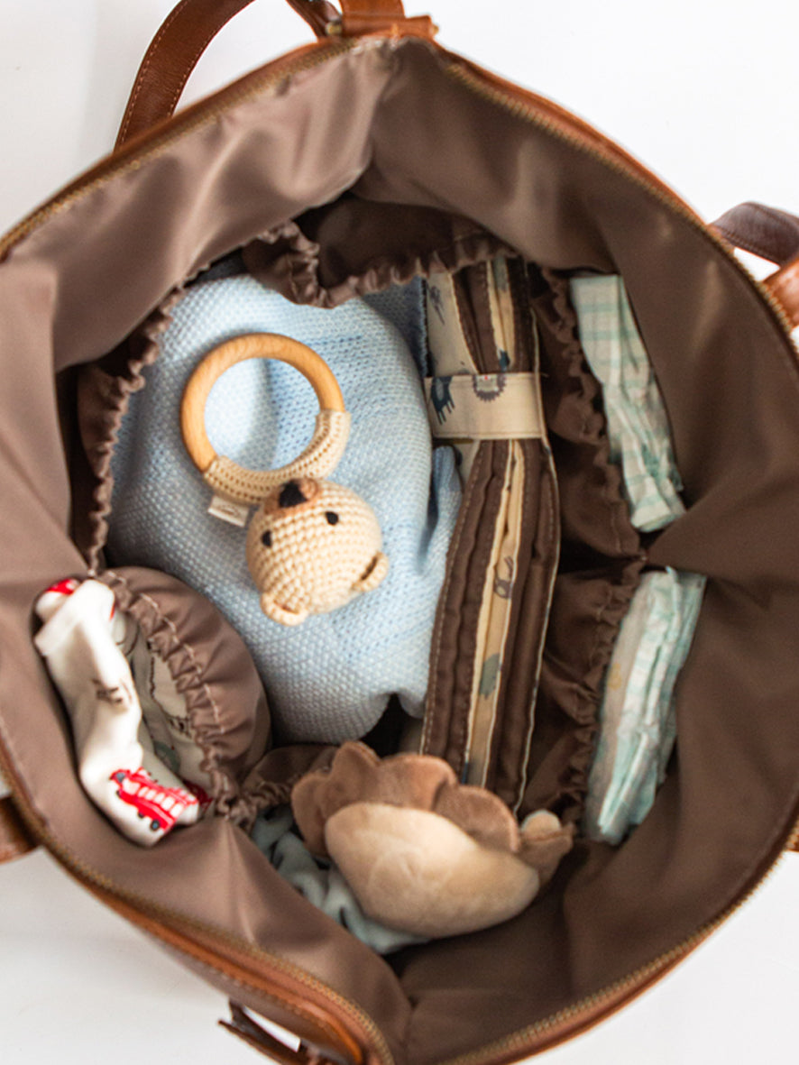 MJ TOTE BAG - BROWN