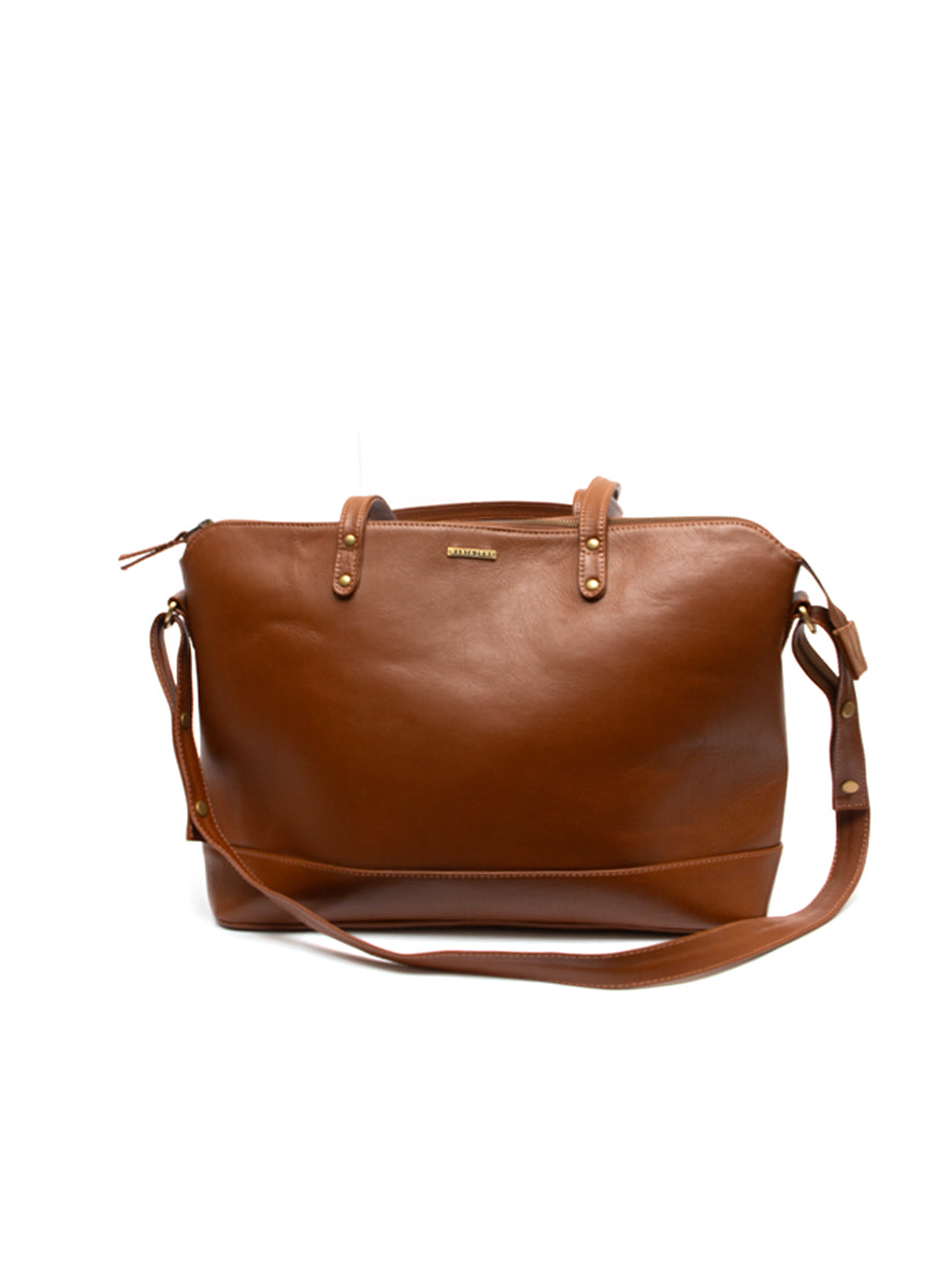 MJ TOTE BAG - BROWN