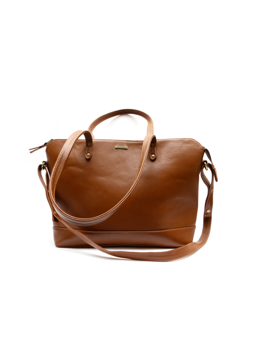 MJ TOTE BAG - BROWN