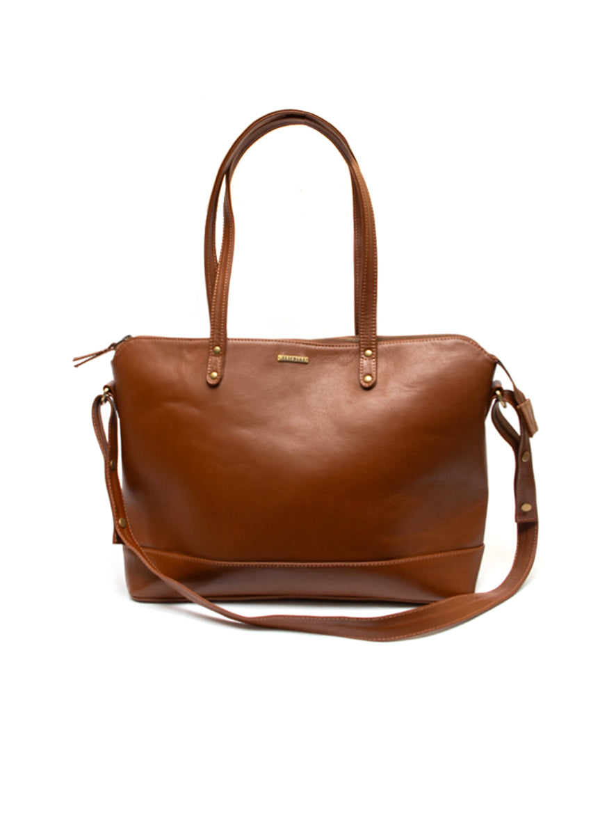 MJ TOTE BAG - BROWN